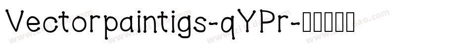 Vectorpaintigs-qYPr字体转换