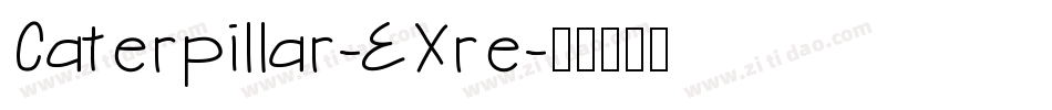 Caterpillar-EXre字体转换