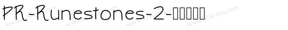 PR-Runestones-2字体转换