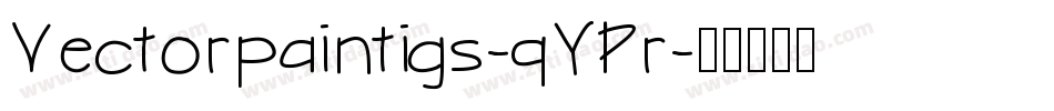 Vectorpaintigs-qYPr字体转换