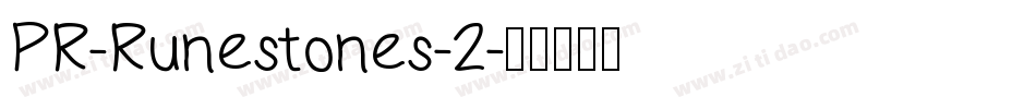 PR-Runestones-2字体转换
