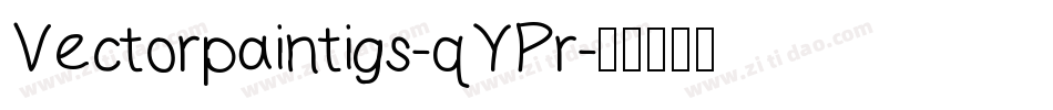 Vectorpaintigs-qYPr字体转换