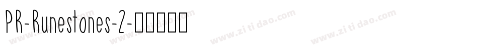 PR-Runestones-2字体转换