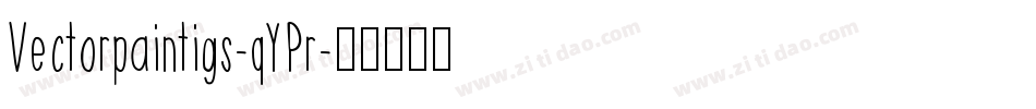 Vectorpaintigs-qYPr字体转换
