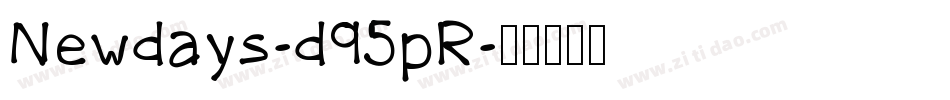 Newdays-d95pR字体转换