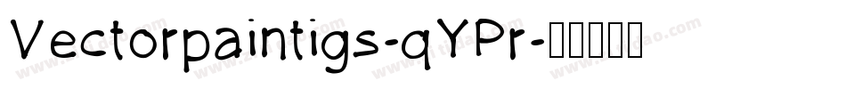 Vectorpaintigs-qYPr字体转换