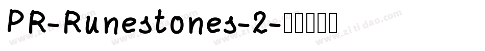 PR-Runestones-2字体转换