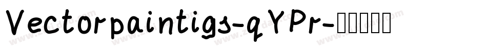 Vectorpaintigs-qYPr字体转换