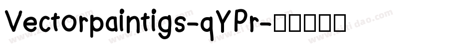 Vectorpaintigs-qYPr字体转换
