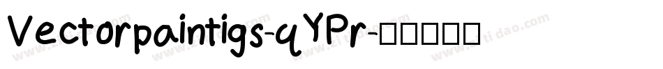 Vectorpaintigs-qYPr字体转换