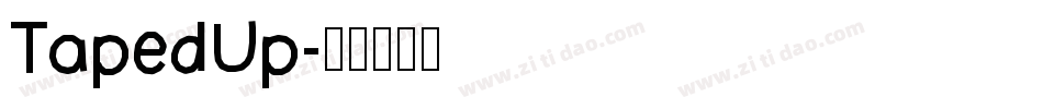 TapedUp字体转换