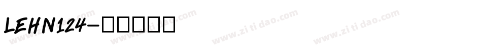 LEHN124字体转换
