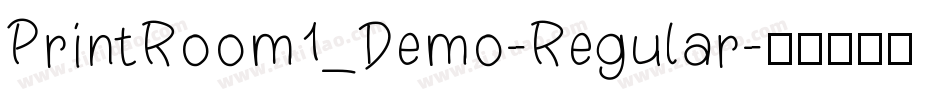 PrintRoom1_Demo-Regular字体转换
