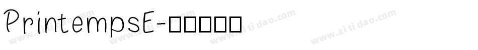 PrintempsE字体转换