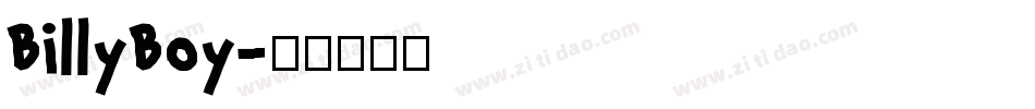 BillyBoy字体转换