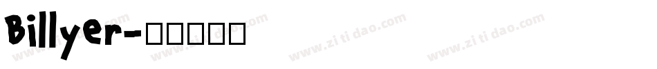Billyer字体转换