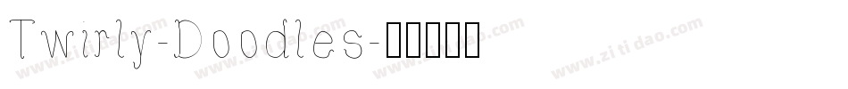 Twirly-Doodles字体转换