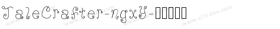 TaleCrafter-ngxY字体转换