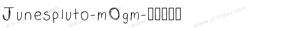 Junespluto-mOgm字体转换
