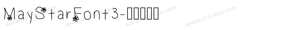 MayStarFont3字体转换