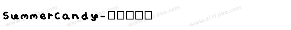 SummerCandy字体转换