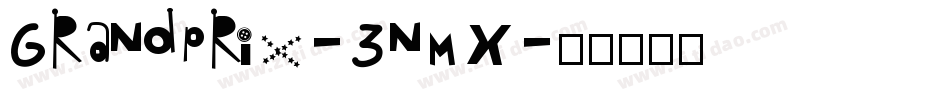GrandPrix-3nMX字体转换