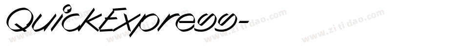 QuickExpress字体转换