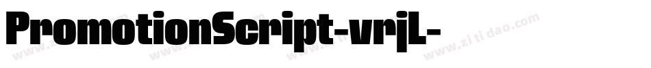 PromotionScript-vrjL字体转换
