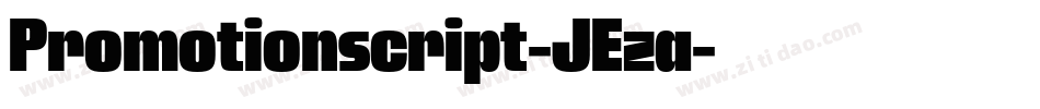 Promotionscript-JEza字体转换