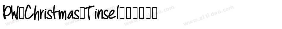 PW-Christmas-Tinsel字体转换