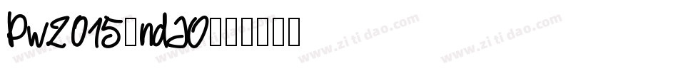 Pw2015-ndJO字体转换