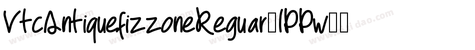 VtcAntiquefizzoneReguar-lPPw字体转换