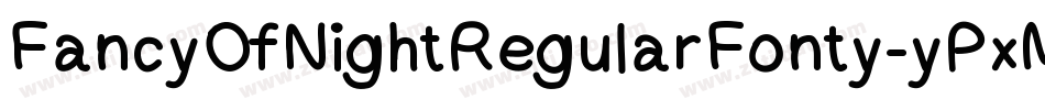 FancyOfNightRegularFonty-yPxM字体转换