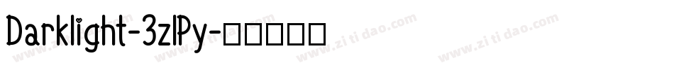 Darklight-3zlPy字体转换