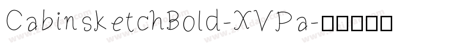 CabinsketchBold-XVPa字体转换
