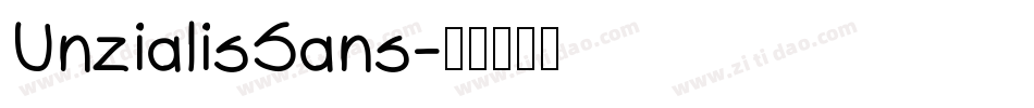 UnzialisSans字体转换