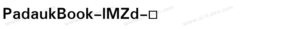 PadaukBook-lMZd字体转换
