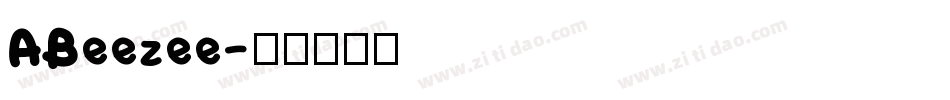 ABeezee字体转换