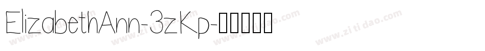 ElizabethAnn-3zKp字体转换