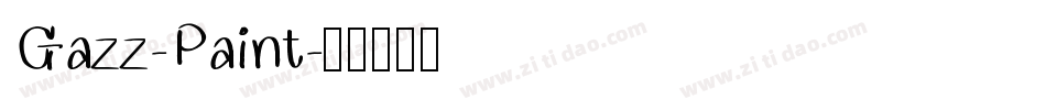 Gazz-Paint字体转换