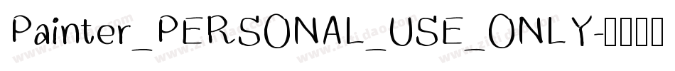 Painter_PERSONAL_USE_ONLY字体转换