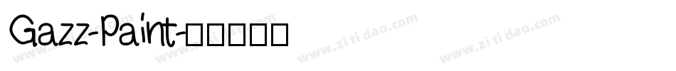 Gazz-Paint字体转换