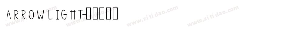 ArrowLight字体转换