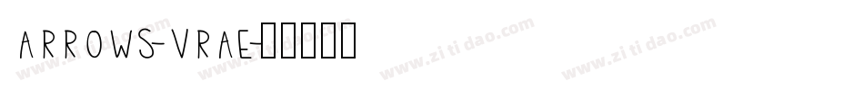 Arrows-vraE字体转换