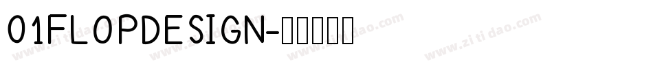01FLOPDESIGN字体转换