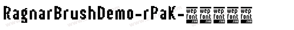 RagnarBrushDemo-rPaK字体转换