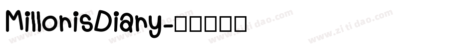 MillorisDiary字体转换
