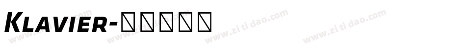 Klavier字体转换