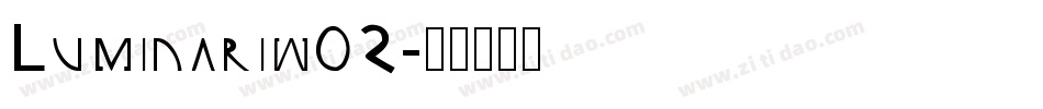 Luminariw02字体转换