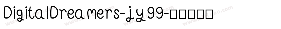 DigitalDreamers-jy99字体转换